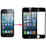 iPhone 5 5C 5S Screen Glass Lens Replacement (Black) iPhone 5 5C 5S Screen Glass Lens Replacement (Black)
